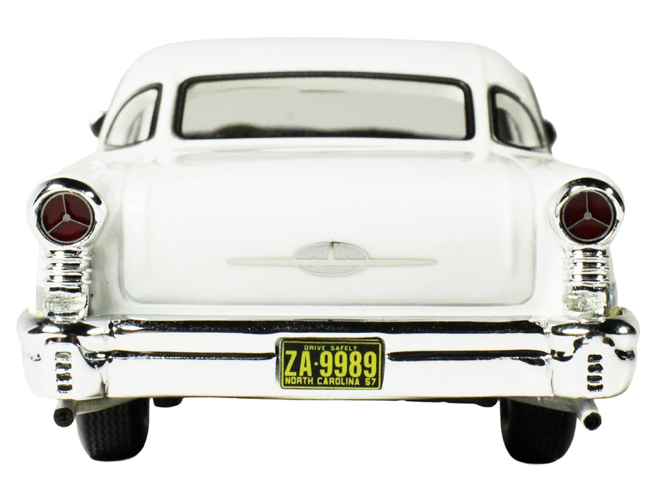 1957 Oldsmobile Starfire Coronado Yellow and Alcan White Limited Edition to 200 pieces Worldwide 1/43 Model Car by Goldvarg Collection