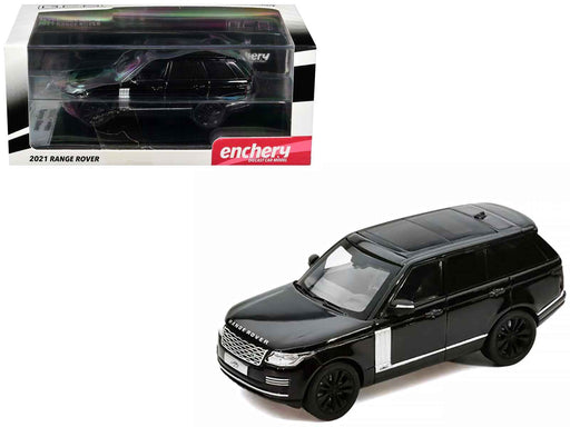 2021 Land Rover Range Rover Black 1/64 Diecast Model Car by GCD x Enchery