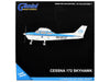 Cessna 172 Skyhawk Aircraft "KLM Aeroclub" (PH-WVO) Light Blue and White "Gemini General Aviation" Series 1/72 Diecast Model Airplane by GeminiJets
