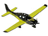 Cirrus SR22T Composite Aircraft (N225HL) Black and Neon Green "Gemini General Aviation" Series 1/72 Diecast Model by GeminiJets