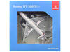 Boeing 777-300ER Commercial Aircraft "Emirates Airlines" (A6-EQH) White with Striped Tail 1/400 Diecast Model by GeminiJets
