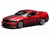 2007 Ford Mustang Shelby GT500 Super Snake Torch Red with Matt Black Stripes 1/64 Diecast Model Car by MotorHelix & Greenlight