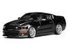 2007 Ford Mustang Shelby GT500 Super Snake Ebony Black with Matt Black Stripes 1/64 Diecast Model Car by MotorHelix & Greenlight