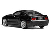 2007 Ford Mustang Shelby GT500 Super Snake Ebony Black with Matt Black Stripes 1/64 Diecast Model Car by MotorHelix & Greenlight