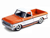 1972 Chevrolet C-10 Short Bed Pickup Truck Orange and White "Mijo Exclusives" Series 1/64 Diecast Model Car by Greenlight