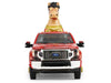 2022 Ford F-450 Dually Pickup Truck "Chinese Zodiac 2026 Year of the Horse" Red with Gold Graphics and Horse Figure "Hobby Exclusive" Series 1/64 Diecast Model Car by Greenlight