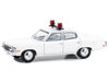 1971 AMC Matador Police Car White with Light Bar "Hot Pursuit 