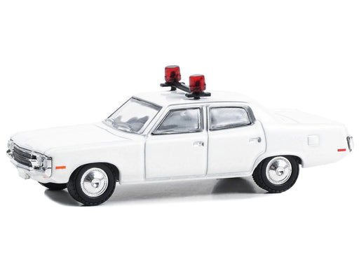 1971 AMC Matador Police Car White with Light Bar "Hot Pursuit 