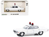 1971 AMC Matador Police Car White with Light Bar "Hot Pursuit  diecar model