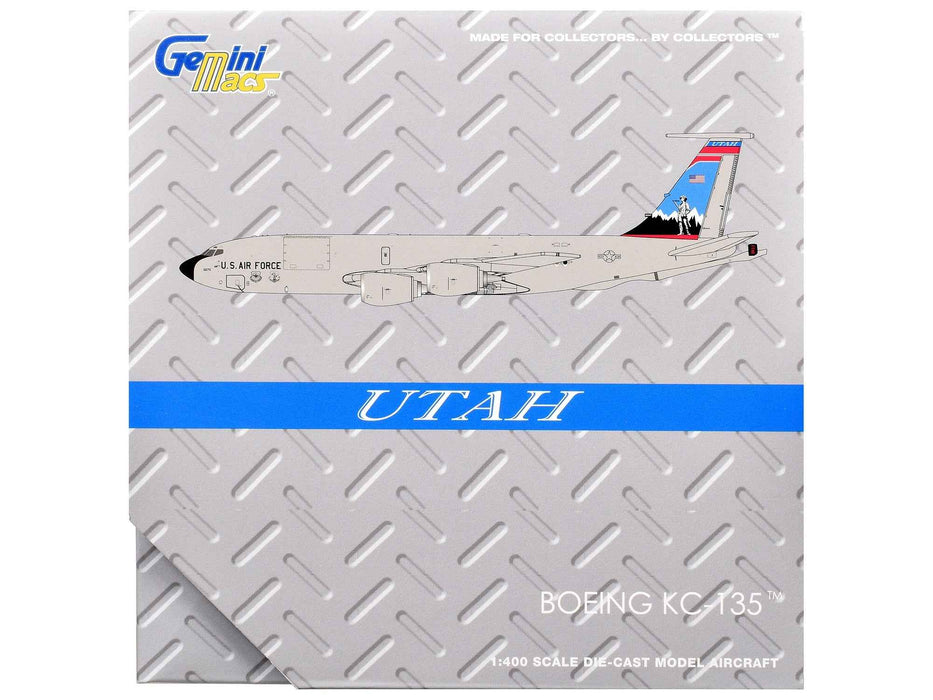 Boeing KC-135R Stratotanker Aircraft "Utah Air National Guard" United States Air Force (61-0275) Gray "Gemini Macs" Series 1/400 Diecast Model Airplane by GeminiJets