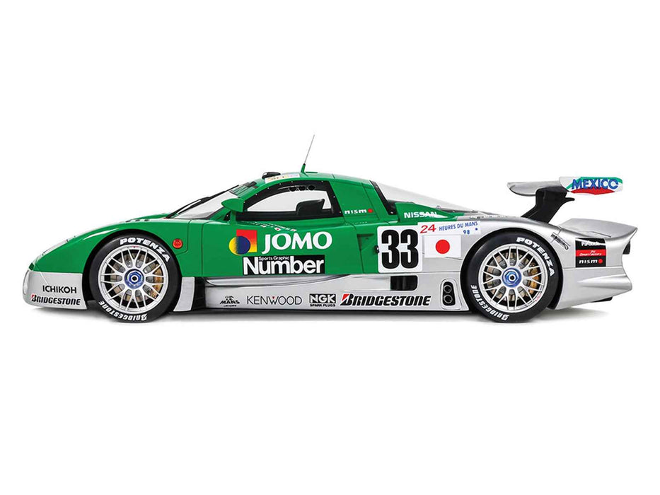 Nissan R390 GT1 #33 Satoshi Motoyama - Takuya Kurosawa - Masami Kageyama "NISMO" "24 Hours of Le Mans" (1998) 1/18 Model Car by GT Spirit