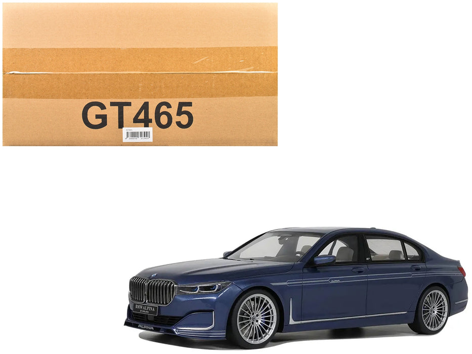 2022 BMW Alpina B7 Blue Metallic 1/18 Model Car by GT Spirit