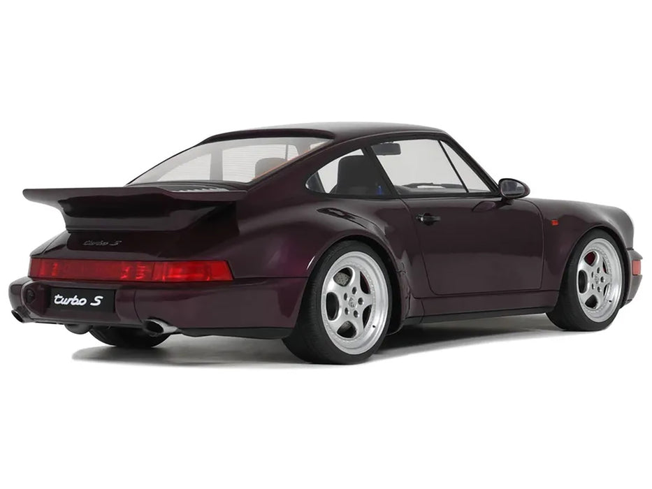 1992 Porsche 911 (964) Turbo S Purple Metallic 1/12 Model Car by GT Spirit