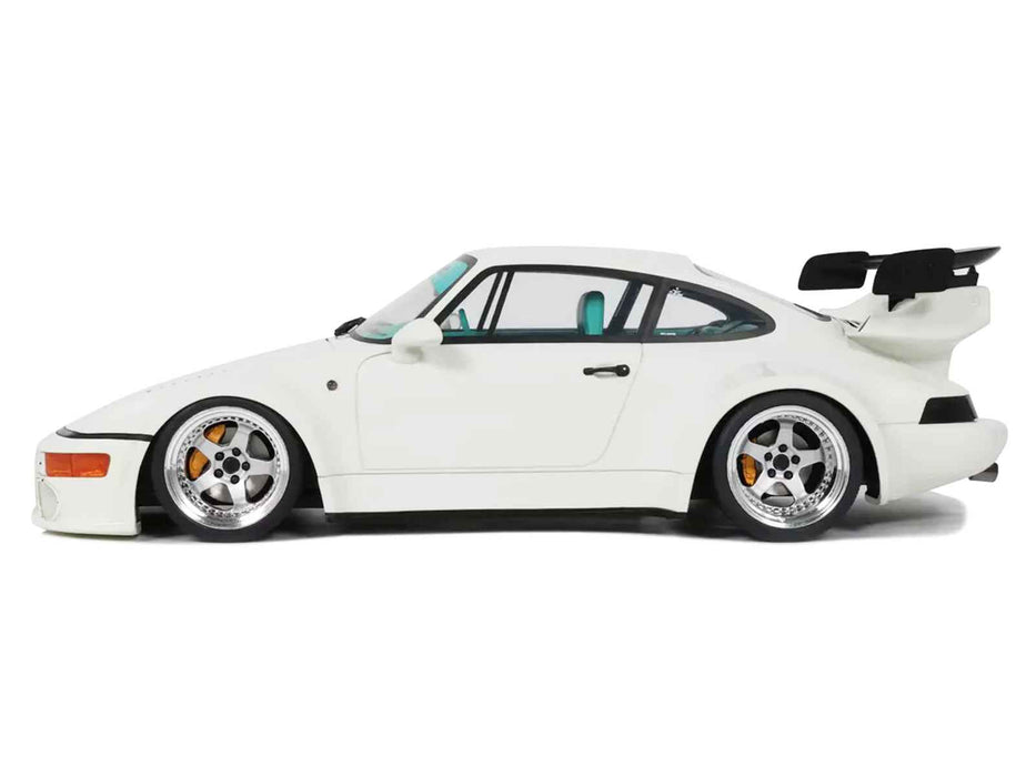 2023 RWB RWBA Slant Nose 964 Grand Prix White 1/18 Model Car by GT Spirit