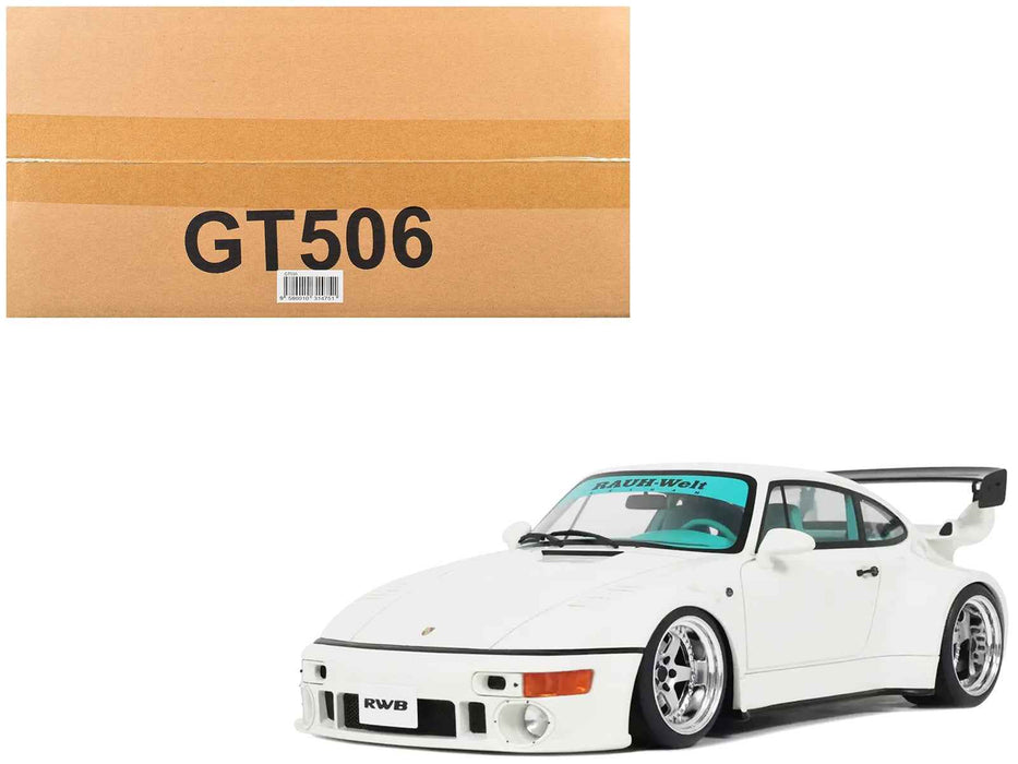 2023 RWB RWBA Slant Nose 964 Grand Prix White 1/18 Model Car by GT Spirit
