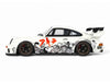 2024 RWB Akira White with Graphics "Akira" (1988) Movie 1/18 Model Car by GT Spirit