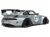 2024 RWB Yuiitsumuni #27 Silver Metallic 1/18 Model Car by GT Spirit