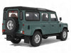 2016 Land Rover Defender 3 Station Wagon Green with Black Top 1/18 Model Car by GT Spirit