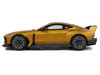 2024 Aston Martin Valiant Auric Gold Metallic with Black Top 1/18 Model Car by GT Spirit
