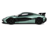 2024 Rimac Nevera R Green Metallic with Black Top 1/18 Model Car by GT Spirit