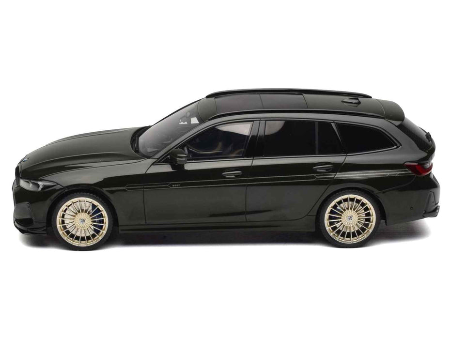 2025 BMW Alpina B3 GT Touring Green Metallic 1/18 Model Car by GT Spirit
