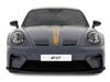 2025 Porsche 911 (992.2) GT3 Touring Gray with Gold Stripe 1/18 Model Car by GT Spirit