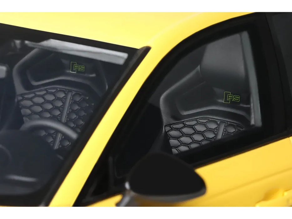 2024 Audi RS 4 "25th Anniversary" Yellow 1/18 Model Car by GT Spirit