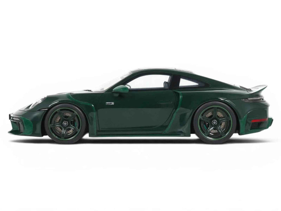 2024 Brabus 900 Rocket-R Green Metallic with Green Carbon Hood 1/18 Model Car by GT Spirit