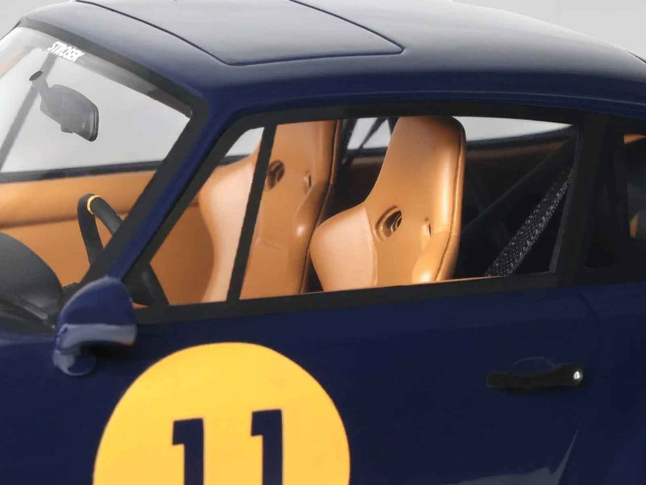 2024 Porsche 911 Strosek Mega 30 #11 Blue 1/18 Model Car by GT Spirit