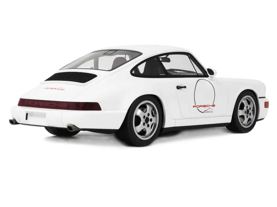 1992 Porsche 911 (964) "Carrera Cup - USA Edition" White 1/18 Model Car by GT Spirit