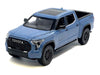 2023 Toyota Tundra TRD 4x4 Pickup Truck Cavalry Blue with Sunroof and Wheel Rack 1/24 Diecast Model Car