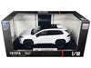 2023 Toyota Rav4 Hybrid White Metallic with Black Top 1/18 Diecast Model Car by Heimanba