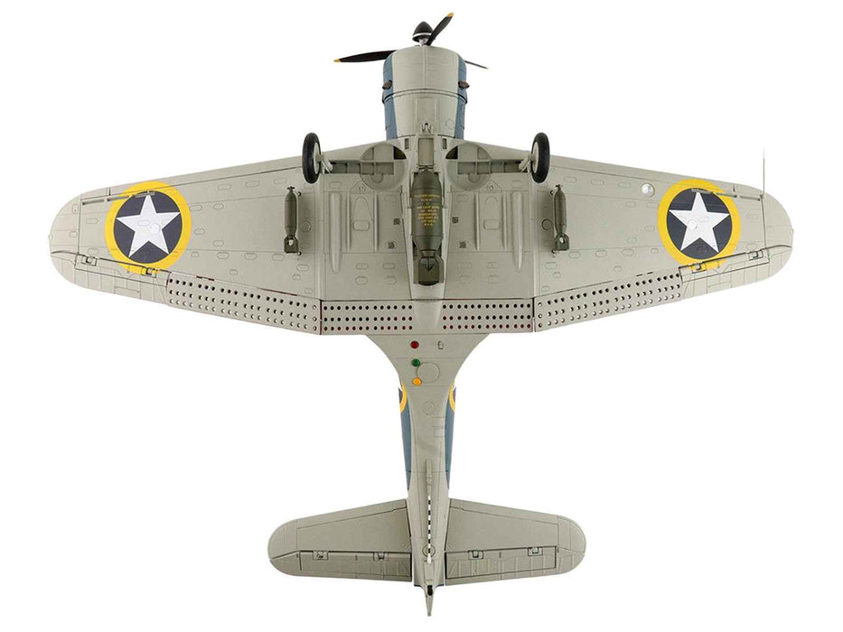 Douglas SBD-3 Dauntless Aircraft "06624 41-S-13 Operation Torch VS-41 USS Ranger" (1942) United States Navy "Premium Collection" 1/32 Diecast Model by Hobby Master