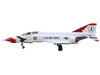 McDonnell Douglas F-4E Phantom II Fighter-Bomber Aircraft "Thunderbirds No.1 Plane 1973/74 Season" United States Air Force "Air Power Series" 1/72 Diecast Model by Hobby Master
