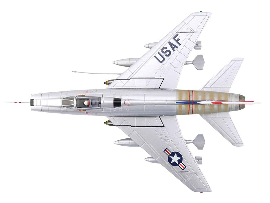 North American F-100 Super Sabre Fighter Aircraft "FW-871 National Military Museum Soesterberg Netherlands" United States Air Force "Air Power Series" 1/72 Diecast Model by Hobby Master