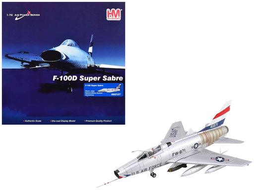 North American F-100 Super Sabre Fighter Aircraft "FW-871 National Military Museum Soesterberg Netherlands" United States Air Force "Air Power Series" 1/72 Diecast Model by Hobby Master