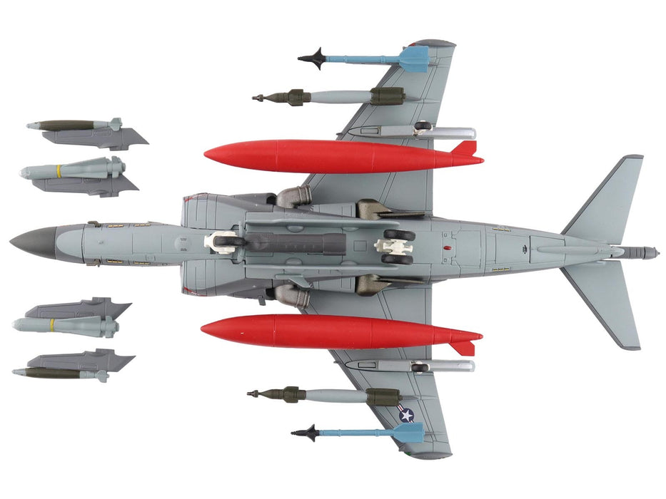 British Aerospace AV-8B Harrier II Plus Aircraft "164569 VMA-223 Bulldogs MCAS Cherry Point" (2025) United States Marine Corps "Air Power Series" 1/72 Diecast Model by Hobby Master