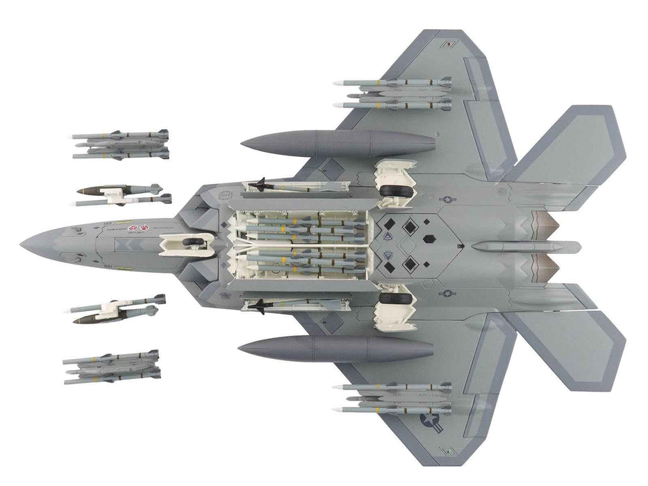 Lockheed F-22 Raptor Stealth Aircraft "09-4190 90th Fighter Squadron 100th Anniversary Elmendorf Air Base" (2017) United States Air Force "Air Power Series" 1/72 Diecast Model by Hobby Master