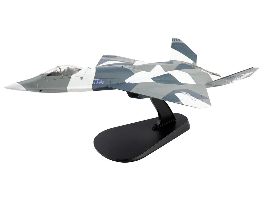 Northrop F-23 Black Widow II Stealth Fighter Aircraft Blue 054 Su-57 Aggressor What If Scheme 65th AGRS Nellis AFB United States Air Force Air Power Series 1/72 Diecast Model by Hobby Master