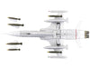 Northrop F-5A Freedom Fighter Aircraft "38381" (1960s) United States Air Force "Air Power Series" 1/72 Diecast Model by Hobby Master