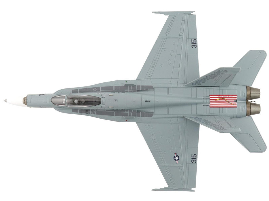 McDonnell Douglas F/A-18C Hornet Aircraft "VFA-15 Retro TAC Demo Jet VFA-106 Gladiators" (2017) United States Navy "Air Power Series" 1/72 Diecast Model by Hobby Master