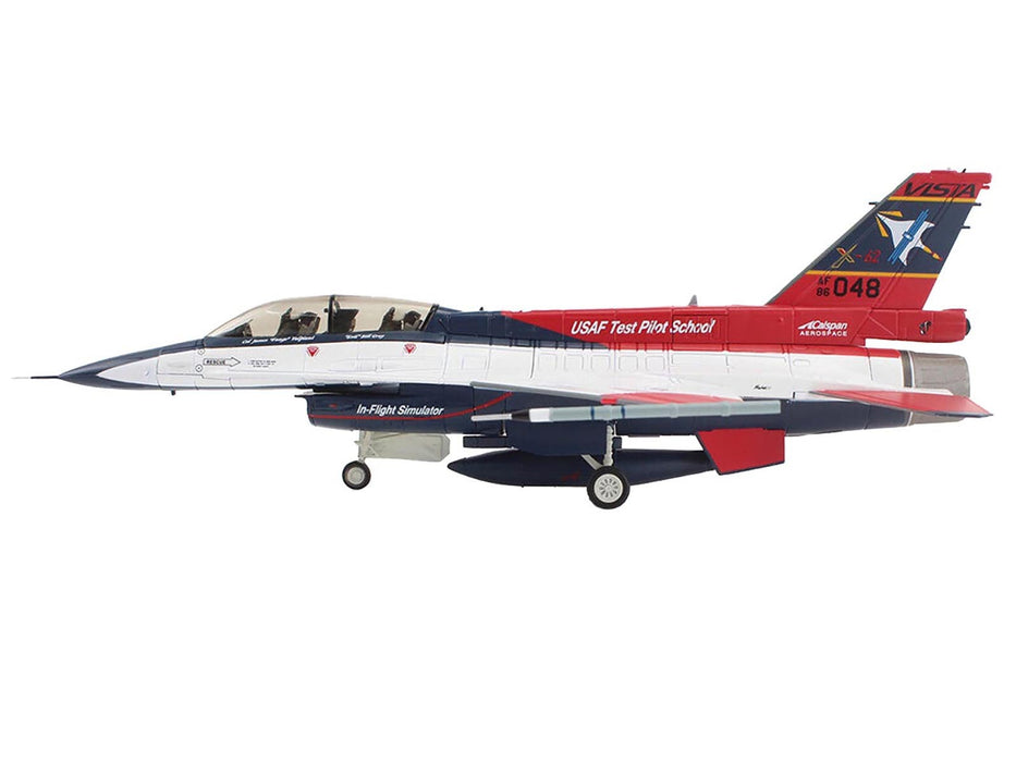 General Dynamics X-62A VISTA Aircraft "86-0048 USAF Test Pilot School Edwards Air Force Base" (2024) United States Air Force "Air Power Series" 1/72 Diecast Model by Hobby Master