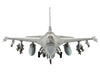 Lockheed F-16C Fighting Falcon Fighter Aircraft "88-0545 138th Fighter Wing Oklahoma Air National Guard" (2024) United States Air Force "Air Power Series" 1/72 Diecast Model by Hobby Master