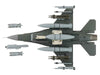 Lockheed F-16C Fighting Falcon Fighter Aircraft "88-0545 138th Fighter Wing Oklahoma Air National Guard" (2024) United States Air Force "Air Power Series" 1/72 Diecast Model by Hobby Master