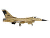 Lockheed F-16A Fighting Falcon Fighter Aircraft "85-1565 Golden Bat Viper 185 ARW Iowa ANG Squadron 50th Anniversary" (2022) United States Air Force "Air Power Series" 1/72 Diecast Model by Hobby Master