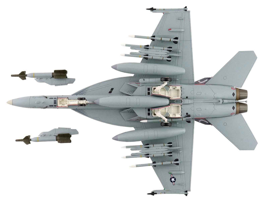 Boeing F/A-18E Super Hornet Fighter Aircraft "166817 VFA-136 Knighthawks USS Trumman" (2024) United States Navy "Air Power Series" 1/72 Diecast Model by Hobby Master