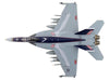 Boeing F/A-18E Super Hornet Fighter Aircraft "166817 VFA-136 Knighthawks USS Trumman" (2024) United States Navy "Air Power Series" 1/72 Diecast Model by Hobby Master