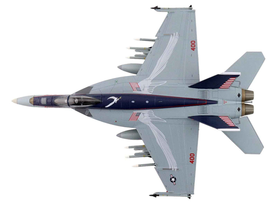 Boeing F/A-18E Super Hornet Fighter Aircraft "166817 VFA-136 Knighthawks USS Trumman" (2024) United States Navy "Air Power Series" 1/72 Diecast Model by Hobby Master