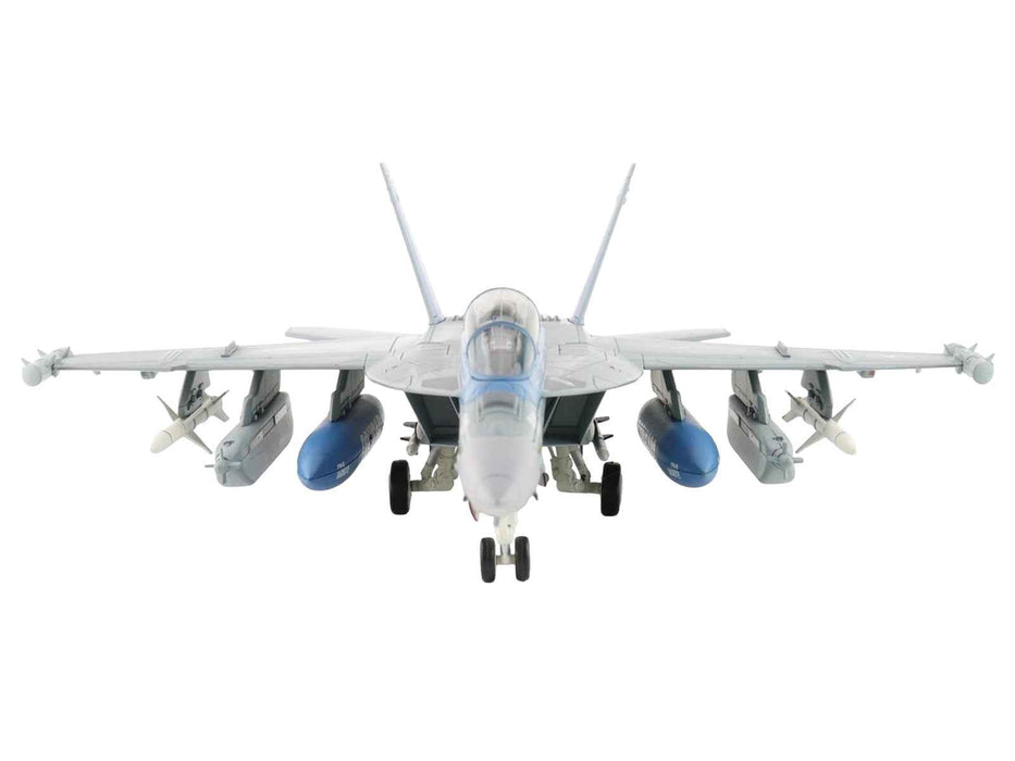 Boeing EA-18G Growler Aircraft "168256 VAQ-139 Cougars" (2025) United States Navy "Air Power Series" 1/72 Diecast Model by Hobby Master