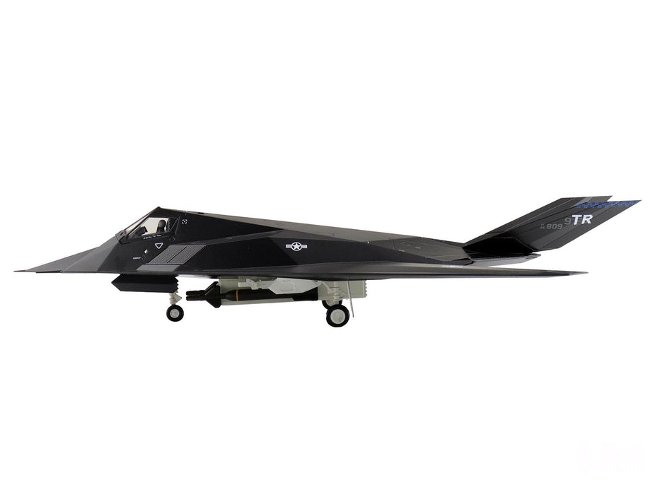 Lockheed F-117A Nighthawk Stealth Aircraft "84-0809" (2022) United States Air Force "Air Power Series" 1/72 Diecast Model by Hobby Master